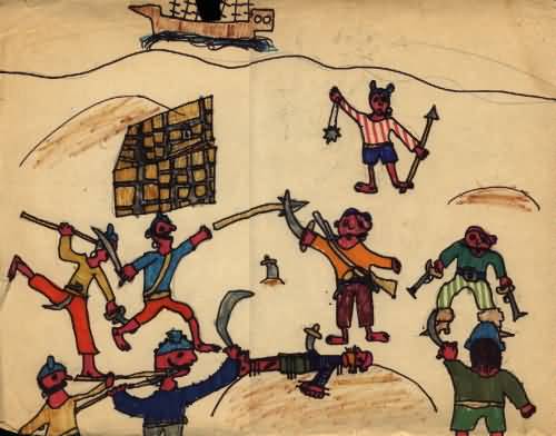 Piraten - Ein "Kunstwerk" aus Kinderjahren